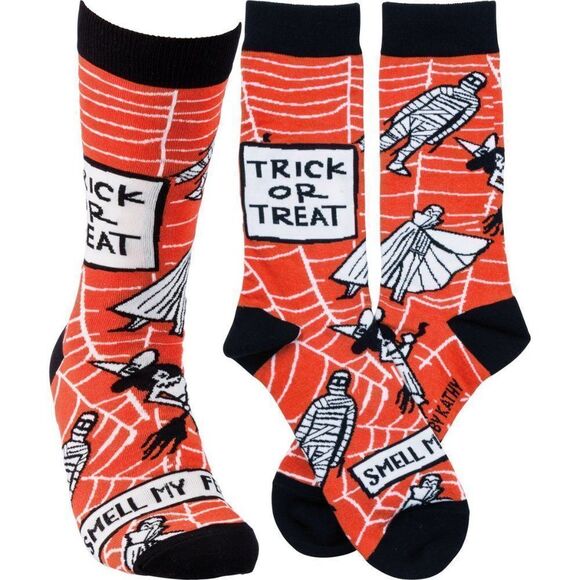 Funny Halloween - Humor Socks - New - Picture 1 of 1